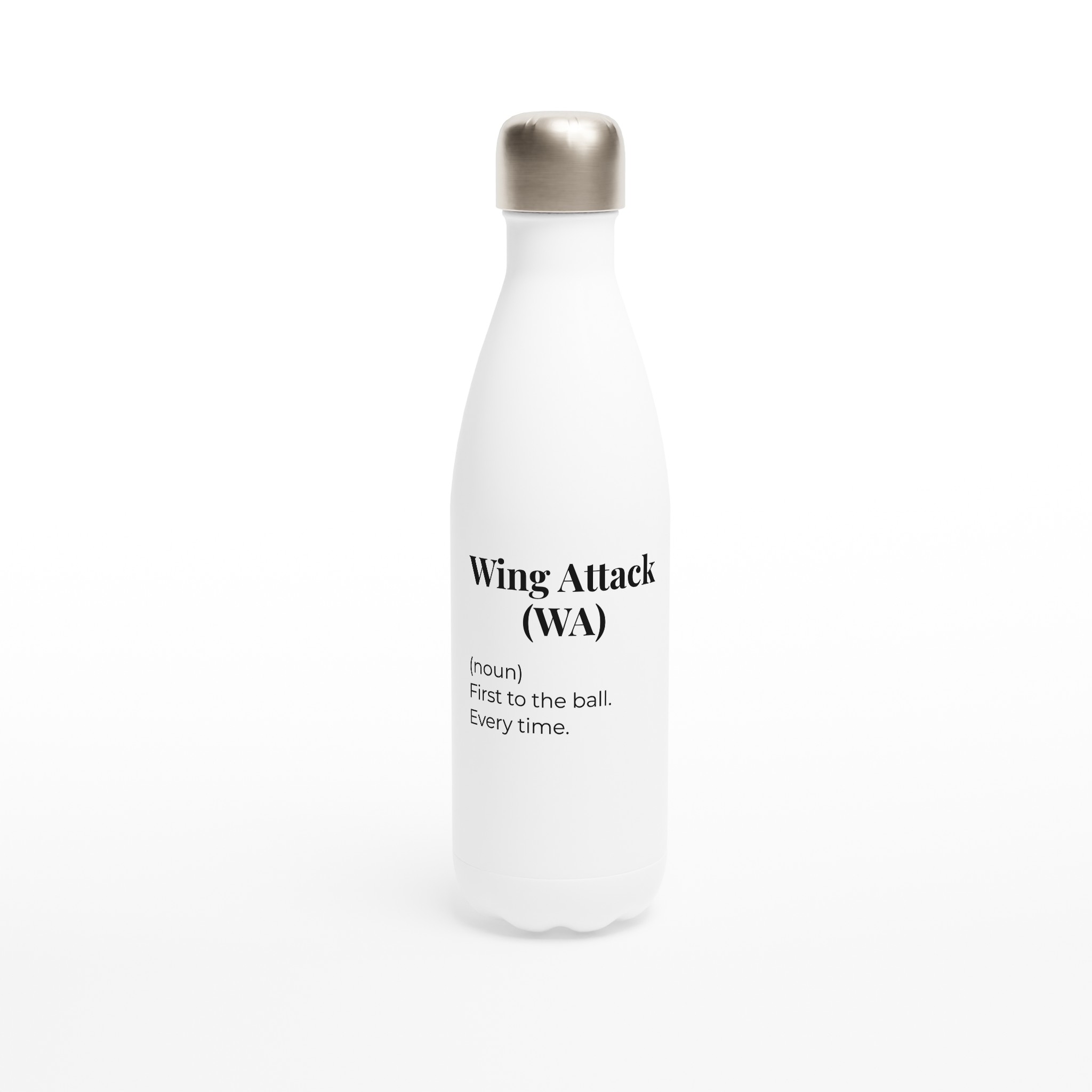 Water Bottle White 17oz Stainless Steel (WA)