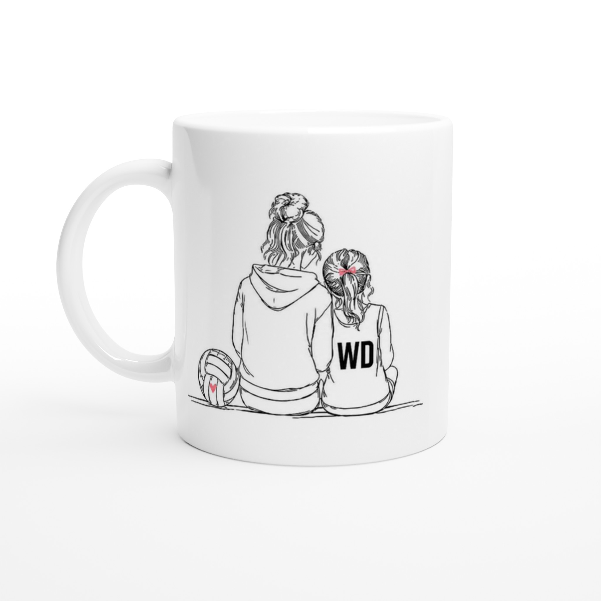 Netball Mum Thank You Mug – Wing Defence Design