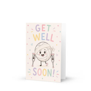Netball Get Well Soon Recovery Card